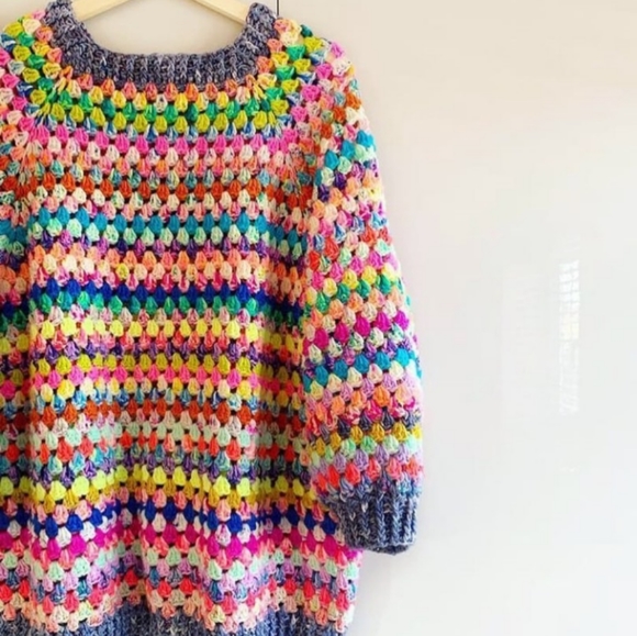 All Season sweaters, handmade crochet top - Picture 10 of 14
